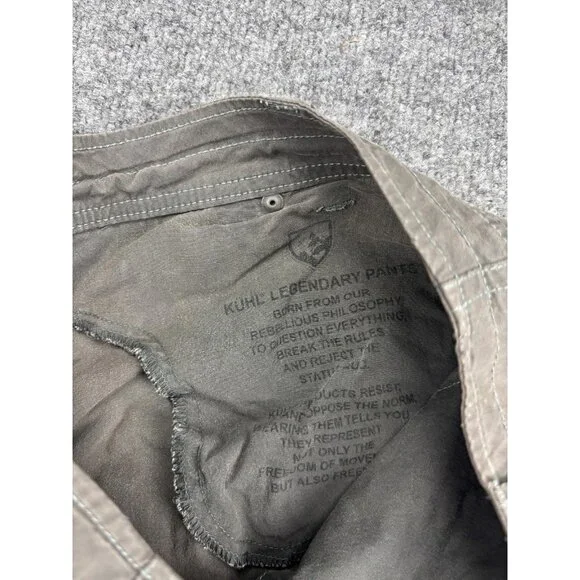 Kuhl Legendary Cargo Pants Womens 10 Brown Convertible Hiking Outdoor Trail - Picture 11 of 12
